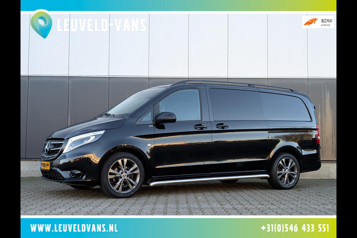 Mercedes-Benz Vito 116CDI LANG DUBBELE CABINE AUTOMAAT LED 2X SCHUIFDEUREN CRUISE CLIMATE CONTROL PDC CAMERA TREKHAAK