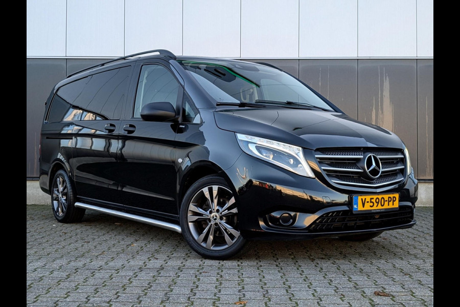 Mercedes-Benz Vito 116CDI LANG DUBBELE CABINE AUTOMAAT LED 2X SCHUIFDEUREN CRUISE CLIMATE CONTROL PDC CAMERA TREKHAAK