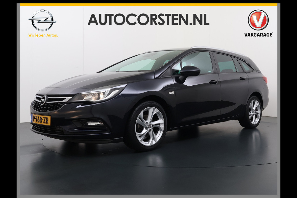 Opel Astra Sports Tourer 1.4 Turbo Trekhaak Navi Ecc Camera Pdc AGR-Comfort Stoel Apple Carplay Android Auto Stuur+Stoelverwarming Lane Assist Led Lmv 17" Regen-Lichtsensor Complete Opel Astra Tourer