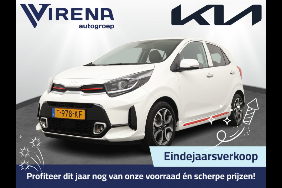 Kia Picanto 1.0 DPi GT-Line Apple Carplay/Auto Android - Cruise control - Climate Control - Navigatie - Achteruitrijcamera - Fabrieksgarantie tot 07-2030