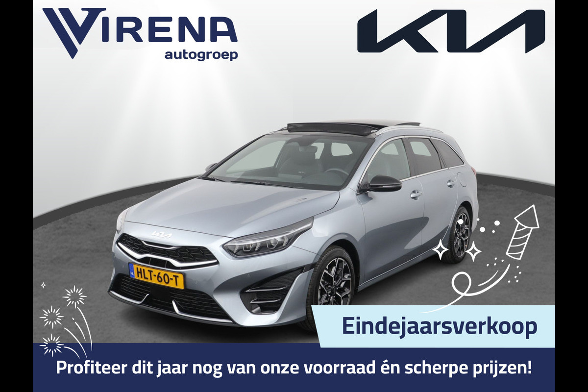 Kia Ceed Sportswagon 1.5 T-GDi GT-Line Automaat - Adaptive Cruise - Navigatie - Stoel/Stuurverwarming - Schuif/-kanteldak - Apple Carplay/Android Auto - Fabrieksgarantie 04-2031