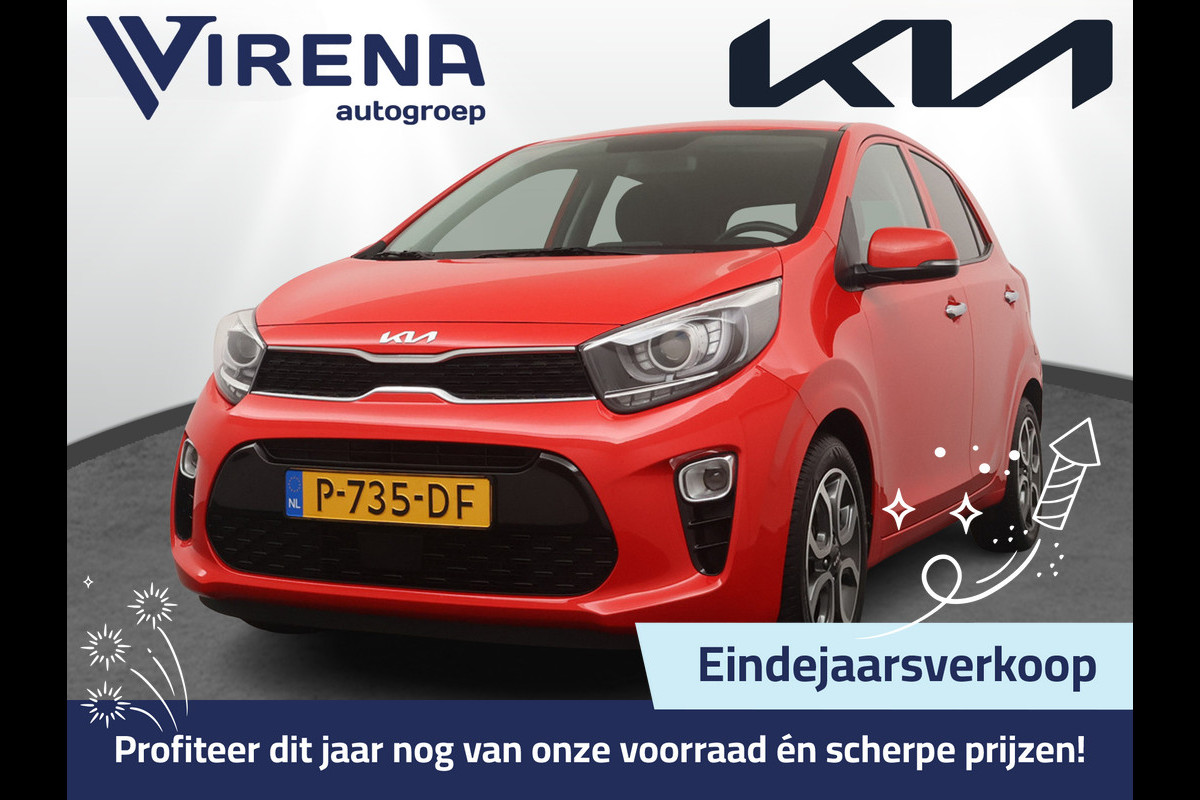 Kia Picanto 1.0 DPi DynamicPlusLine Airco - Cruise Control - Climate Control - Navigatie - Achteruitrijcamera - Fabrieksgarantie tot 02-2029