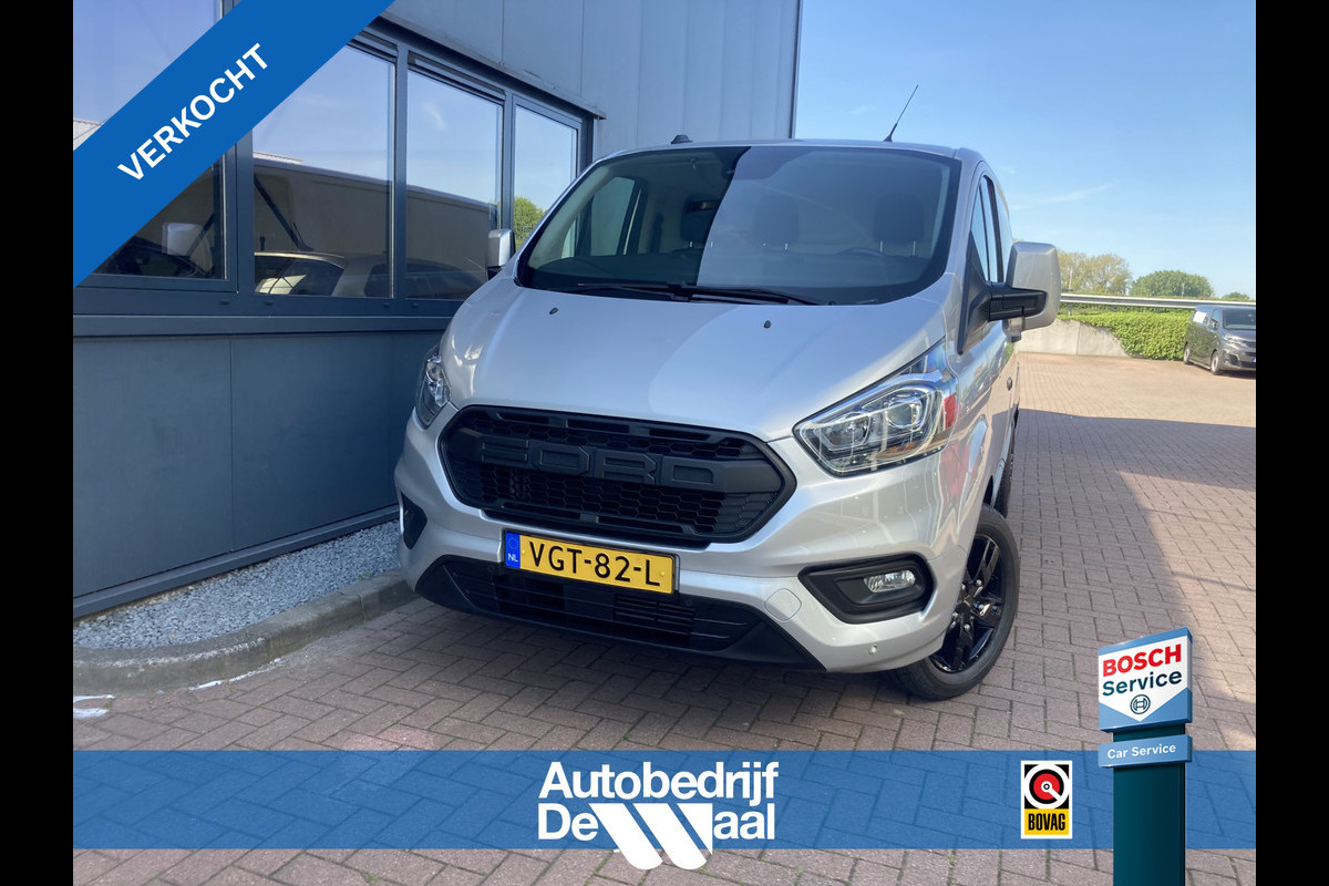 Ford Transit Custom 2.0 TDCi 130pk Euro6 Automaat L1H1 300 GB TREKHAAK/2XSCHUIFDEUR/VOORRUITVERW./AIRCO/CRUISE/PDC