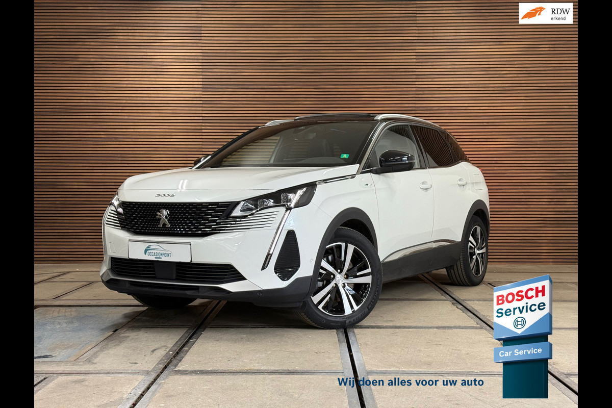 Peugeot 3008 1.6 HYbrid 225 GT | Pano | Leder | Parelmoer | Afneembare Trekhaak | Navigatie | Stoelverwarming