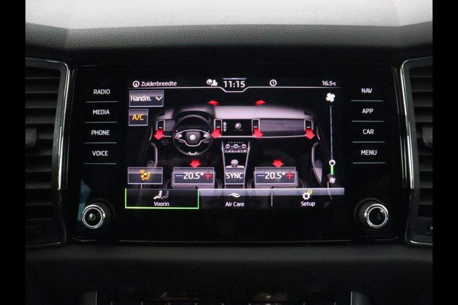 Škoda Kodiaq 1.5 TSI Business Edition 7-persoons | Leder/Alcantara | Trekhaak | Stoelverwarming | Camera | Carplay | DAB | Full LED | Navigatie