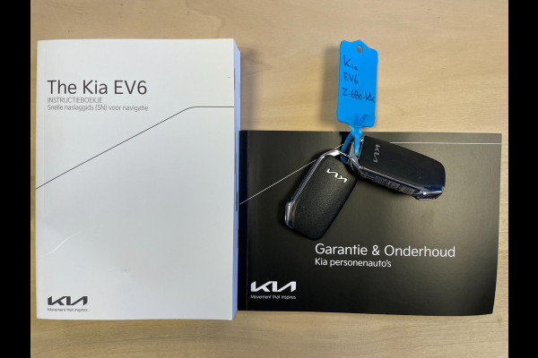 Kia Ev6 Light Edition 58 kWh|100% SOH|LEDER|ACC|ANDROID+CARPLAY|CAMERA|STOEL-, STUURVERW|LAGE KM'S|NAP|NL-AUTO|INCL.BTW|1e EIG.|