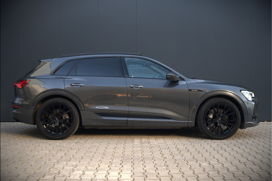Audi e-tron 50 quattro S edition 71 kWh | S Line | Black Edition | Panoramadak | Memory Seats | Luchtvering | Adaptive Cruise Control | Keyless | Matrix LED | Leder | Stoelverwarming | NAP | BTW