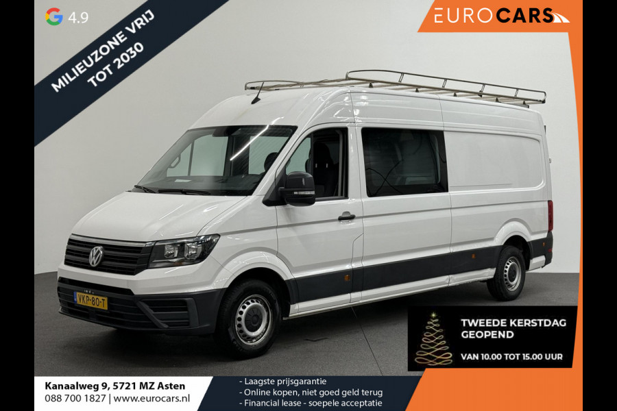 Volkswagen Crafter 35 2.0 TDI L4H3 Dubbele Cabine Automaat Navi Airco Cruise Control Imperiaal&Ladder Trekhaak