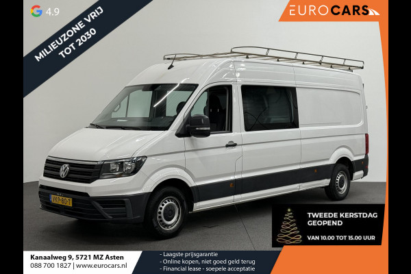 Volkswagen Crafter 35 2.0 TDI L4H3 Dubbele Cabine Automaat Navi Airco Cruise Control Imperiaal&Ladder Trekhaak