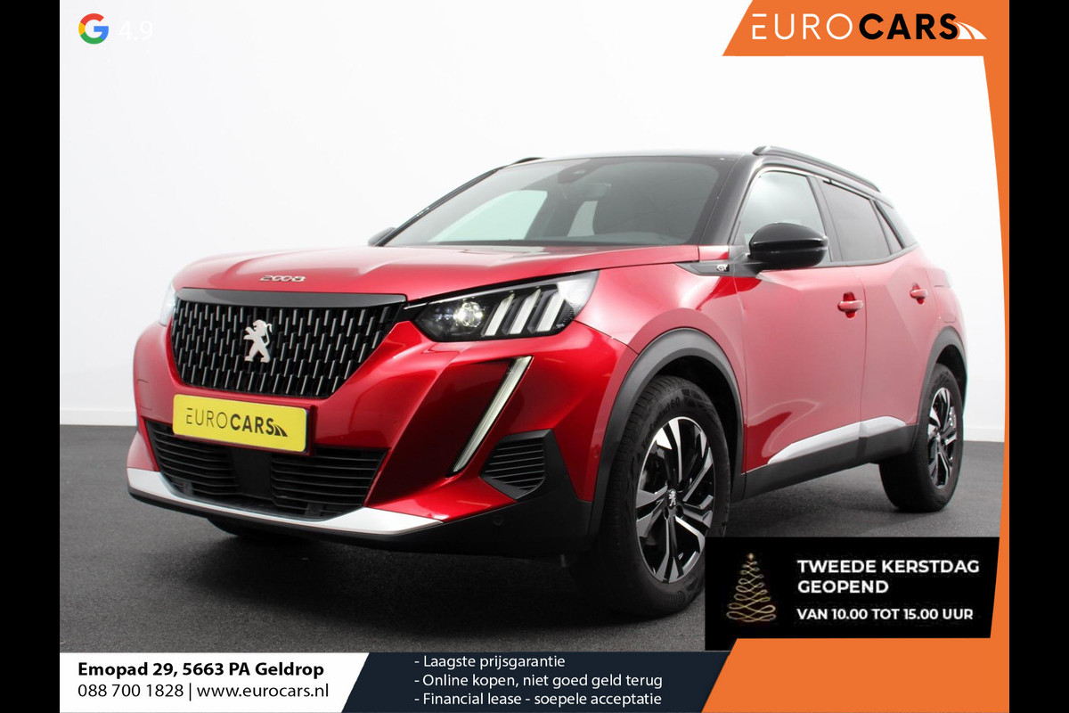Peugeot 2008 1.2 PureTech 130 GT Cimate control Cruise control LED Achteruitrij camera Navigatie Parkeersensor achter Lichtmetalen velgen Led Dab