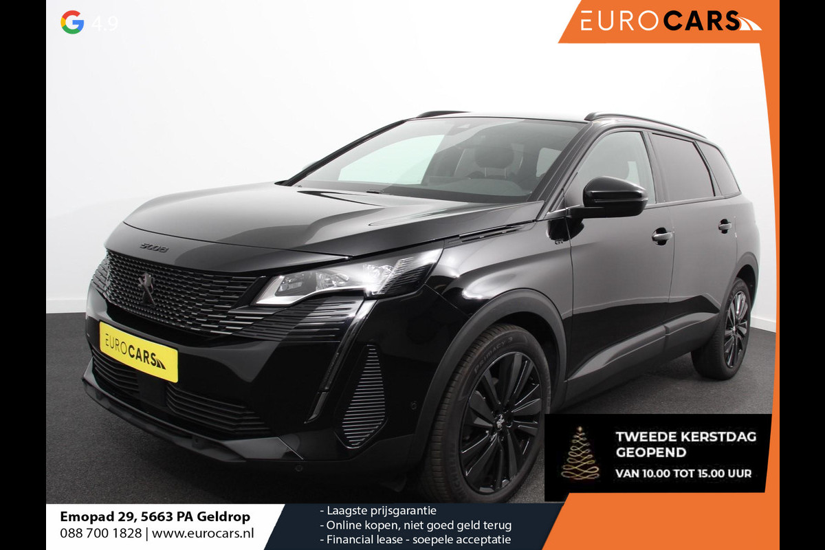 Peugeot 5008 1.2 PureTech Automaat GT Black Pack | DEMO ! | 7p | Climate control | Adaptive Cruise Control | Achteruitrij Camera | Verwarmde voorstoelen | Keyless | Navigatie | LED | Apple Carplay/ Android Auto