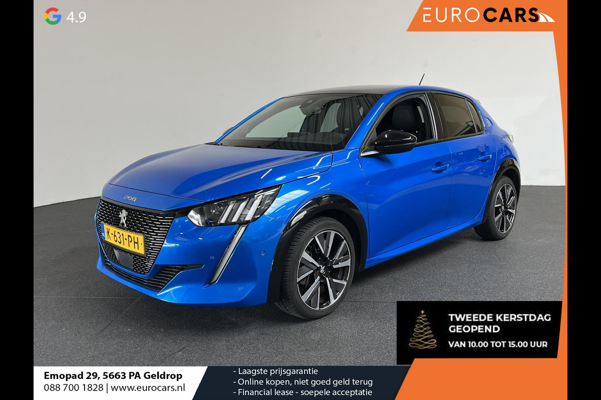 Peugeot 208 1.2 PureTech 100pk GT Panorama dak Navigatie Camera Lichtmetalen Velgen 17" Extra Getint Glas Led Dab Cruise control