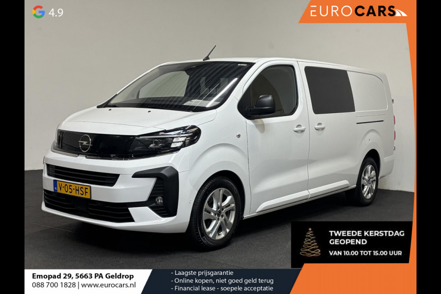 Opel Vivaro 2.0 Diesel 180 S&S L3 Automaat Dubbele Cabine 2 schuifdeuren Android Auto/Apple CarPlay Navigatie Keyless Entry&Start Climate Control Camera Cruise Control Houten afwerking laadruimte Trekhaak lichtmetalen velgen