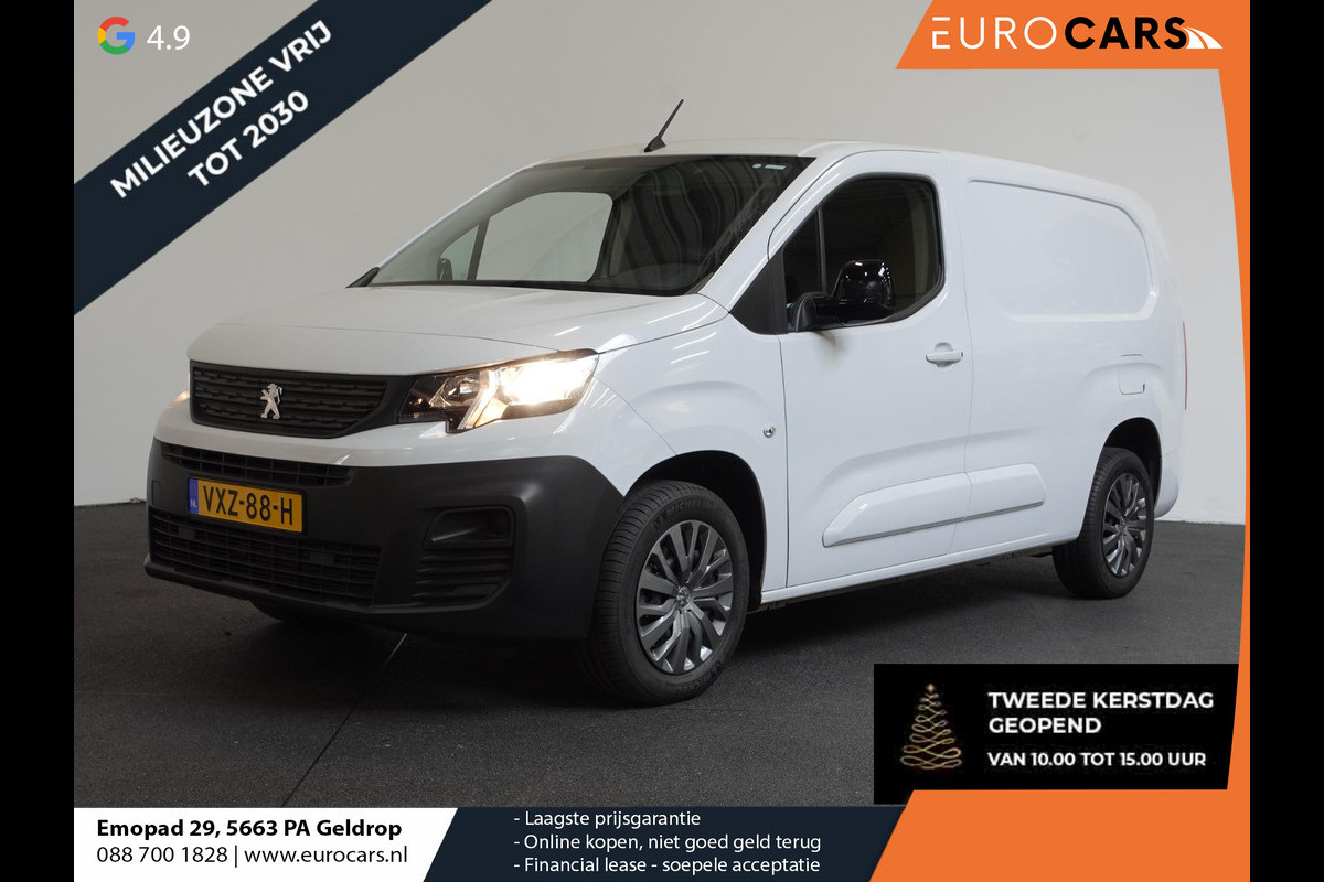 Peugeot Partner 1.5 BlueHDi 100pk L2 Trekhaak Navigatie Airco Apple Carplay Cruise Control 3-Zits Euro6