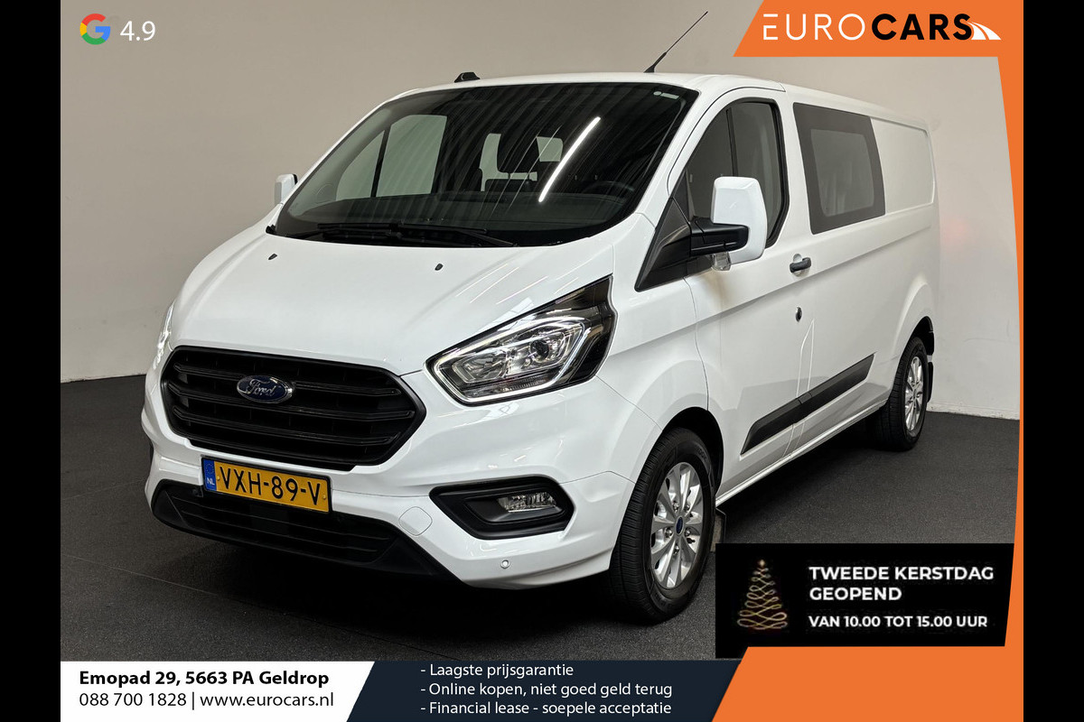 Ford Transit Custom 300 2.0 TDCI L2H1 Trend Dubbele Cabine Automaat Airco Bluetooth Cruise Control Navi Trekhaak