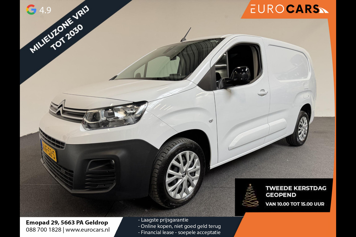 Citroën Berlingo 130PK Automaat L2 Navigatie Apple carplay/ Android Auto Cruise control Trekhaak parkeersensoren 3-Zits Euro6