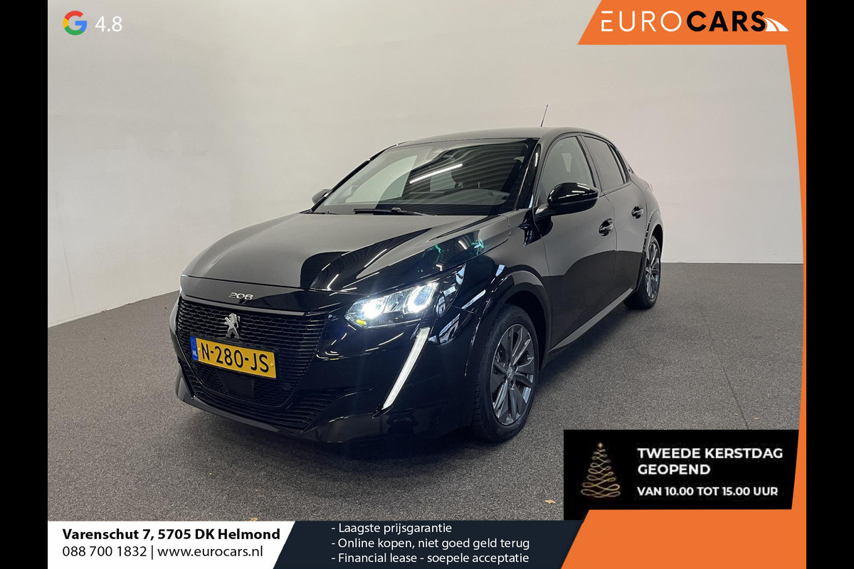 Peugeot e-208 EV Allure Pack 50 kWh Airco ECC Navi Carplay PDC VA + Camera Stoelverwarming Full LED LM Velgen Virtual Cockpit Cruise Control
