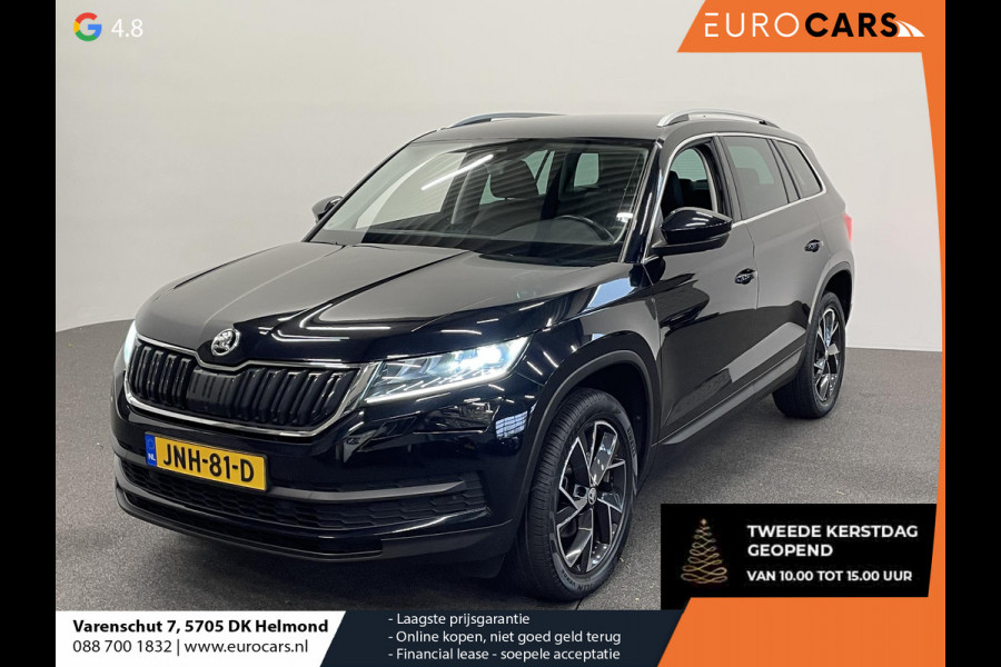 Škoda Kodiaq 1.5 TSI Sportline Business Airco ECC Navi Carplay 19" LM Velgen Leder/Alcantara PDC VA+ 360 Camera Stoelverwarming voor & achter