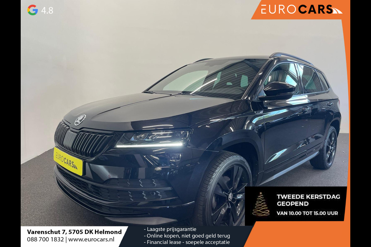 Škoda Karoq 1.5 TSI DSG Sportline Navigatie Apple Carplay/Android Auto Camera Parkeersensoren Cruise Control Elektrische achterklep Stoelverwarming Virtual Cockpit Climate Control Lichtmetalen velgen