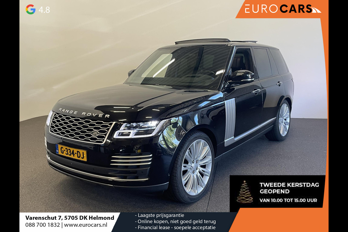 Land Rover Range Rover 3.0 TDV6 Autobiography Trekhaak Panoramadak Navigatie Apple Carplay/Android Auto Adaptive Cruise Control Camera Parkeersensoren Head-up Display Stoelverwarming en verkoeling Stuurverwarming Matrix Ledkoplampen Getinte ramen Luchtvering