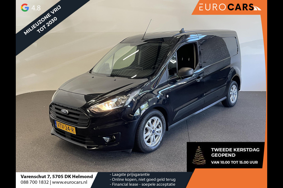 Ford Transit Connect 1.5 L2 Trend Automaat Navi Camera Trekhaak Parkeersensoren Cruise Control 3 Zits Carplay Apple Carplay / Android Auto Imperiaal  Euro6