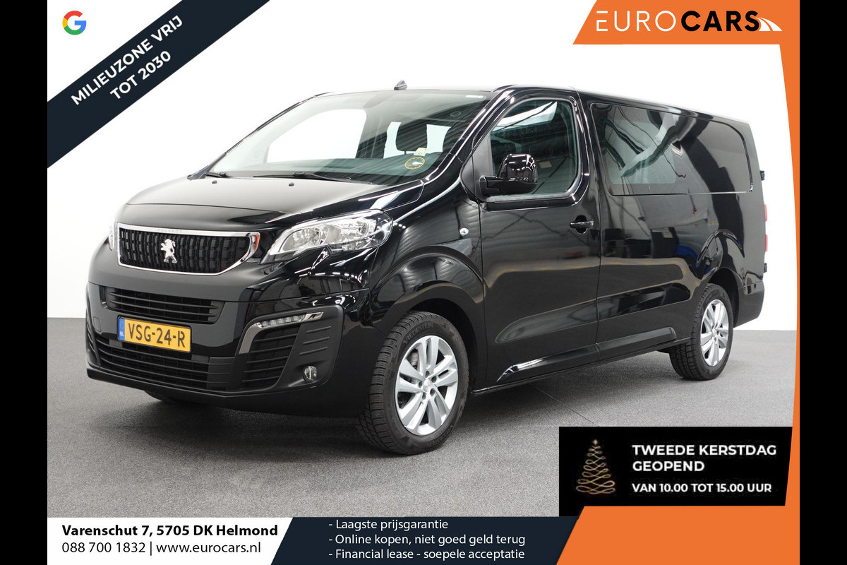 Peugeot Expert 2.0 180PK Long L3 Premium Dubbele Cabine Automaat Airco Cruise control Bluetooth Navigatie Carplay Trekhaak