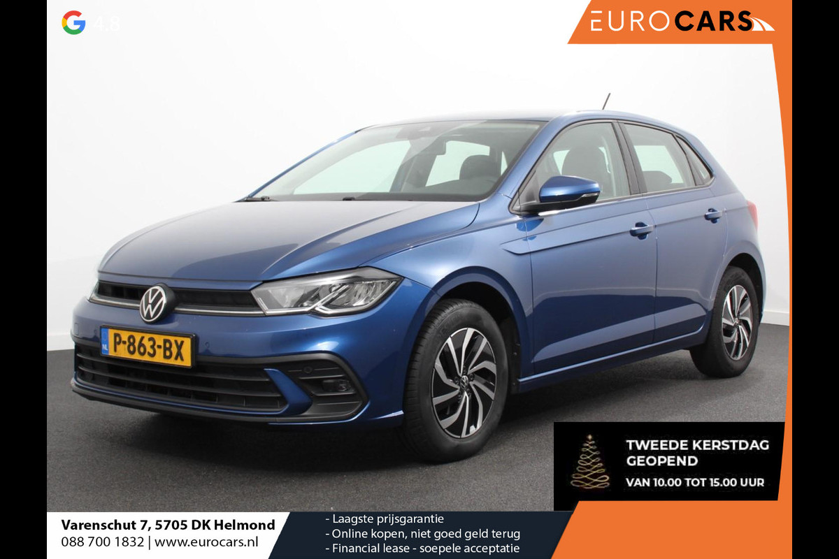 Volkswagen Polo 1.0 TSI Life Nieuw model Navigatie Digitale Cockpit Airco Parkeer sensoren V+A | LED Lichtmetalen Velgen