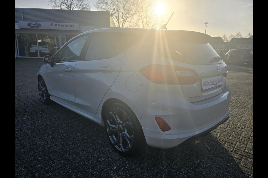 Ford Fiesta 1.0 EcoBoost Hybrid ST-Line X | Adaptive cruise control | Winter Pack | Dodehoeksensoren | Full-LED koplampen | Achteruitrijcamera | Draadloze telefoonlader | Privacy glass