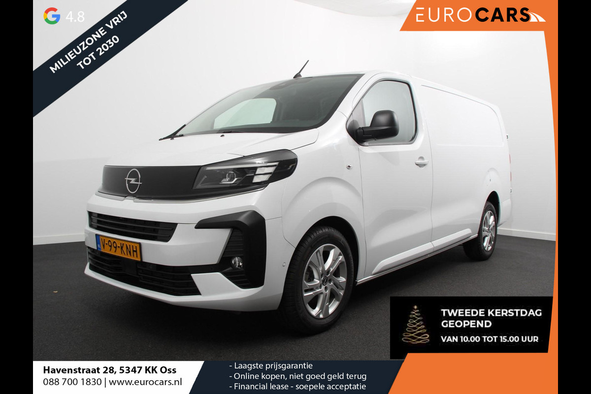 Opel Vivaro 2.0 BlueHDi 180 S&S L3 Automaat Apple Carplay /  Android Auto Parkeersensoren V+A Trekhaak Camera Navigatie Cruise Control LED koplampen houten afwerking laadruimte