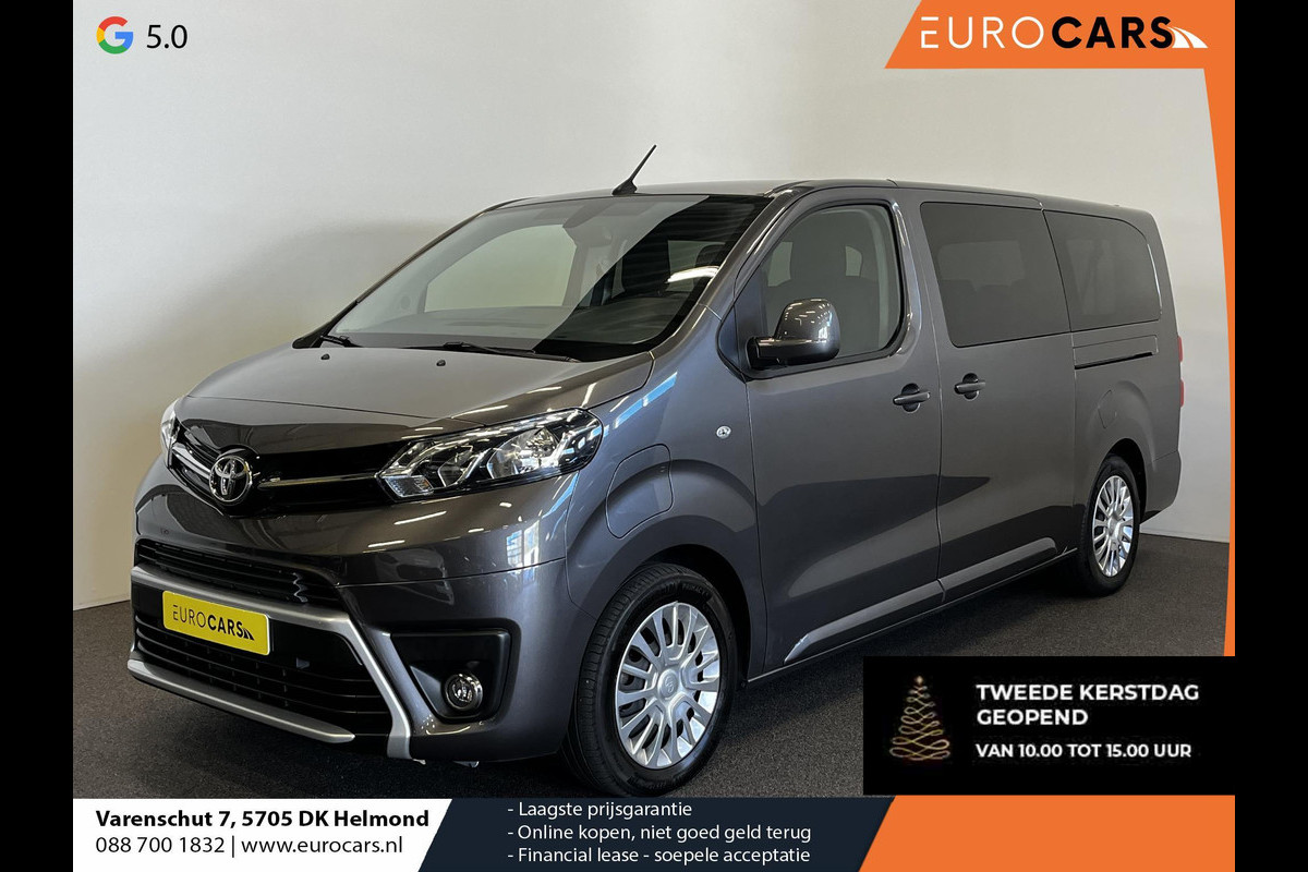 Toyota PROACE Electric Shuttle Long L3 Extra Range 75 kWh 9PERSOONS Personenbus Navigatie | Apple Carplay/Android Auto | Parkeersensoren | Cruise Control | Lichtmetalen velgen | Getinte ramen | Airco