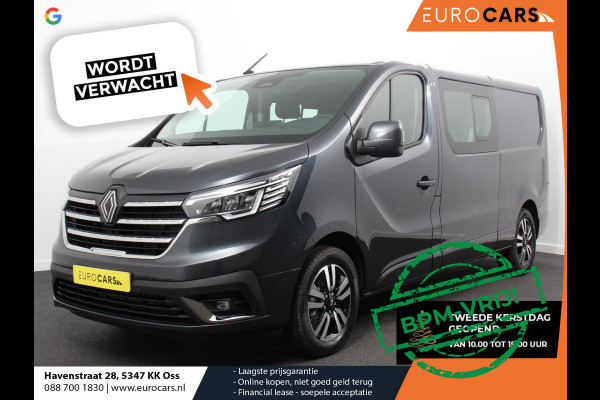 Renault Trafic 2.0 Blue dCi 150 Automaat L2H1 Adv. Dubbel Cabine Navigatie Airco Lichtmetalen velgen Betimmering Trekhaak Camera Parkeer sensoren Dab