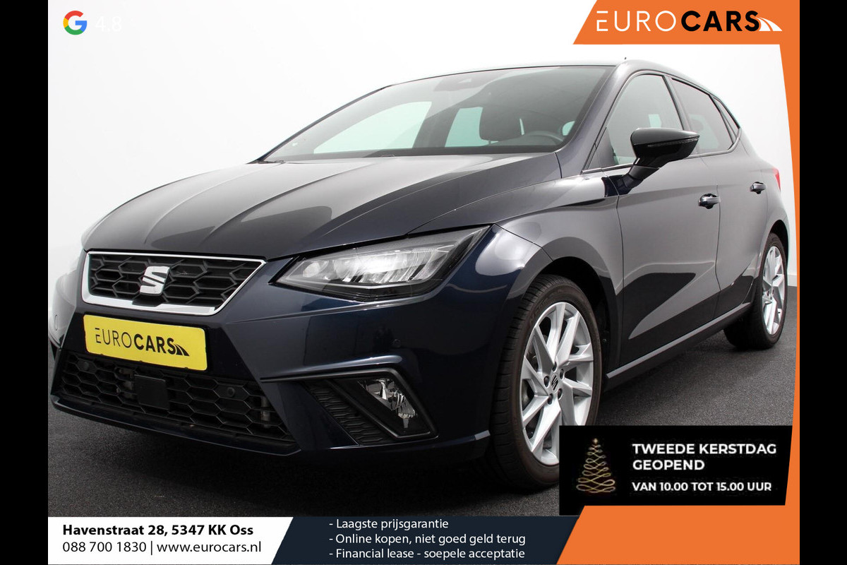Seat Ibiza 1.0 TSI 110pk DSG FR | DEMO ! |  Navigatie | Apple Carplay/Android Auto | Camera | Parkeersensoren | Adaptive cruise control | Keyless Entry/Start | Virtual Cockpit | Stoelverwarming | Ledverlichting | Getinte ramen