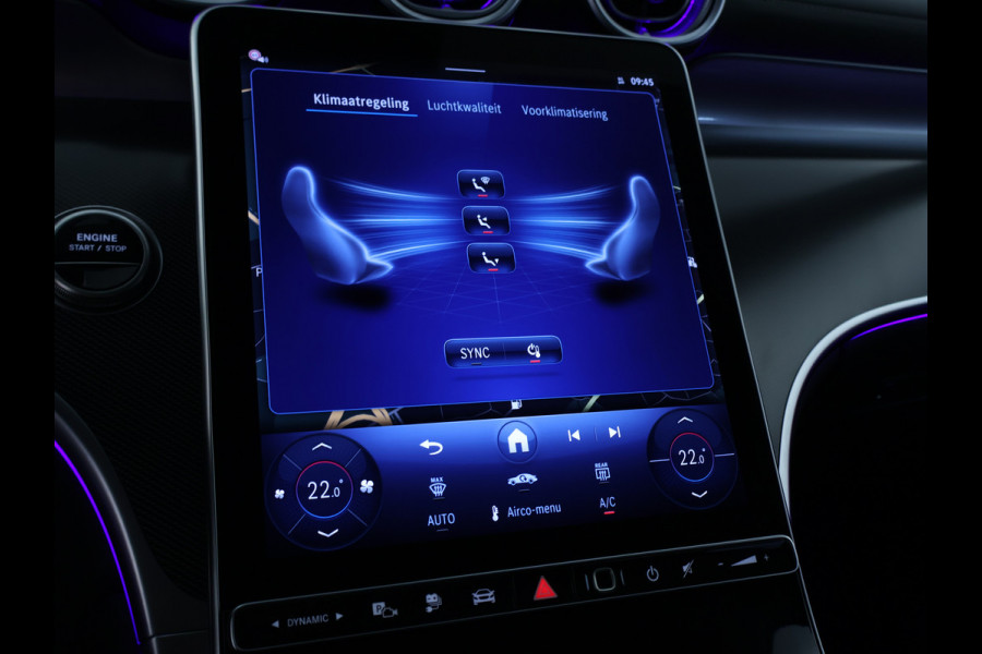 Mercedes-Benz GLC 300 e 4MATIC Plug-In Hybride Trekhaak | Sfeerverlichting | 19 Inch Velgen | Stuur en Stoelverwarming | Memory Voorstoelen. Inclusief 24 maanden MB Certified garantie voor Europa.