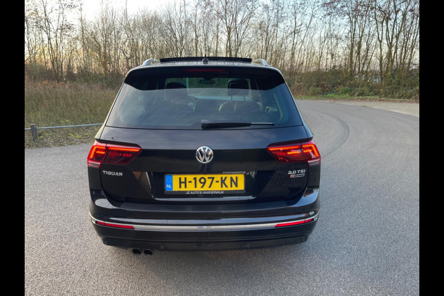 Volkswagen Tiguan 2.0 TSI 4Motion R-Line PANORAMADAK VIRTUAL LED-XENON LEER MEMORY STOELEN ELECTR -TREKHAAK