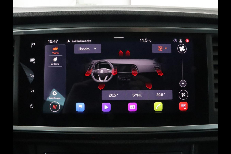 Seat Ateca 2.0 TDI FR Intens | Leder/Alcantara | Stoelverwarming | 360 Camera | Trekhaak | BeatsAudio | Adaptive cruise | Virtual Cockpit | Carplay | Navigatie | Full LED