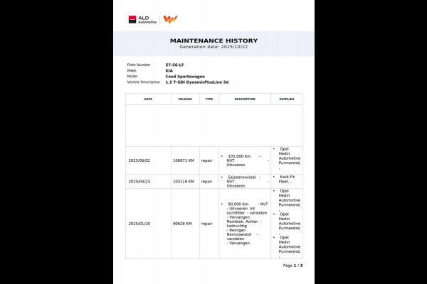 Kia Ceed Sportswagon 1.5 T-GDi DynamicPlusLine|160PK|AFN.TREKH|DIGITAL COCKPIT|KEYLESS|LEDER|CARPLAY|CAMERA|CRUISE,CLIMATE|NL-AUT|