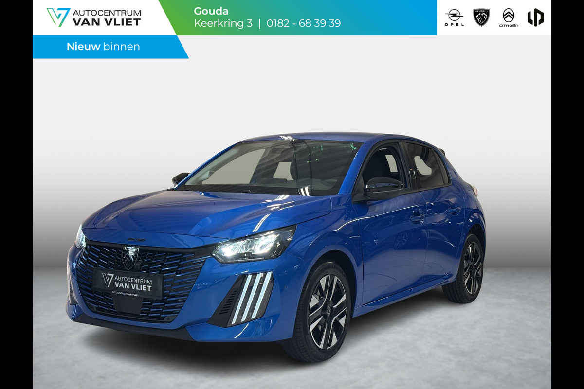 Peugeot 208 1.2 Hybrid 110 e-DCS6 Allure VOORRAAD DEAL | Automaat | Navigatie | 360 camera | Draadloze telefoonlader |