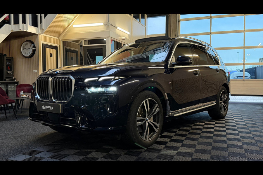 BMW X7 XDrive40i M-Sport|Softclose|Keyless|HUD|7Pers.|Skylounge|360 CAM|Dealer Onderhouden|Garantie 2028|Standkachel|