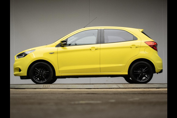 Ford Ka+ 1.2 Sport YELLOW/BLACK EDITION (LED,CRUISE,AIRCO,LM VELGEN,SPORTSTOELEN,GETINT,PDC,NETTESTAAT)