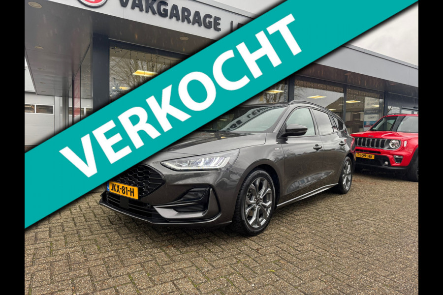 Ford FOCUS Wagon 1.0 EcoB. 125 pk MHybrid ST Line X, Rijklaarprijs / 12 mnd bovag garantie