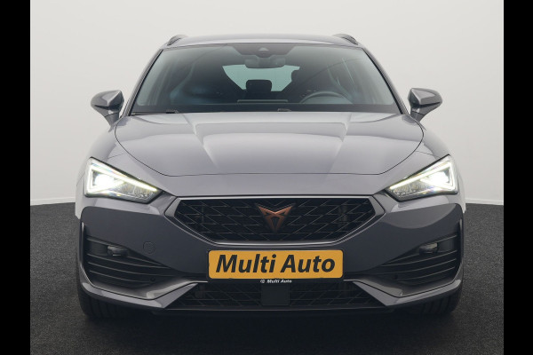 CUPRA Leon 1.4 e-Hybrid VZ Plug In Hybrid 245pk Dealer O.H PHEV | Keyless | Cruise Control | Lederen Sportstoelen Verwarmd | Navigatie | Virtual | Front & Lane Assist | Sportstuur Verwarmd | Sfeerverlichting | DAB | 19"L.M |