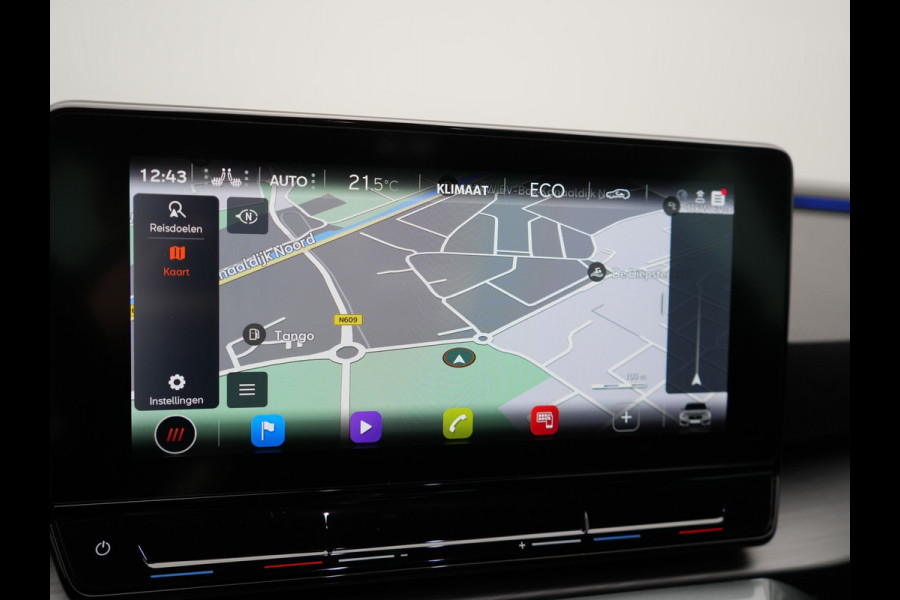 CUPRA Leon 1.4 e-Hybrid VZ Plug In Hybrid 245pk Dealer O.H PHEV | Keyless | Cruise Control | Lederen Sportstoelen Verwarmd | Navigatie | Virtual | Front & Lane Assist | Sportstuur Verwarmd | Sfeerverlichting | DAB | 19"L.M |