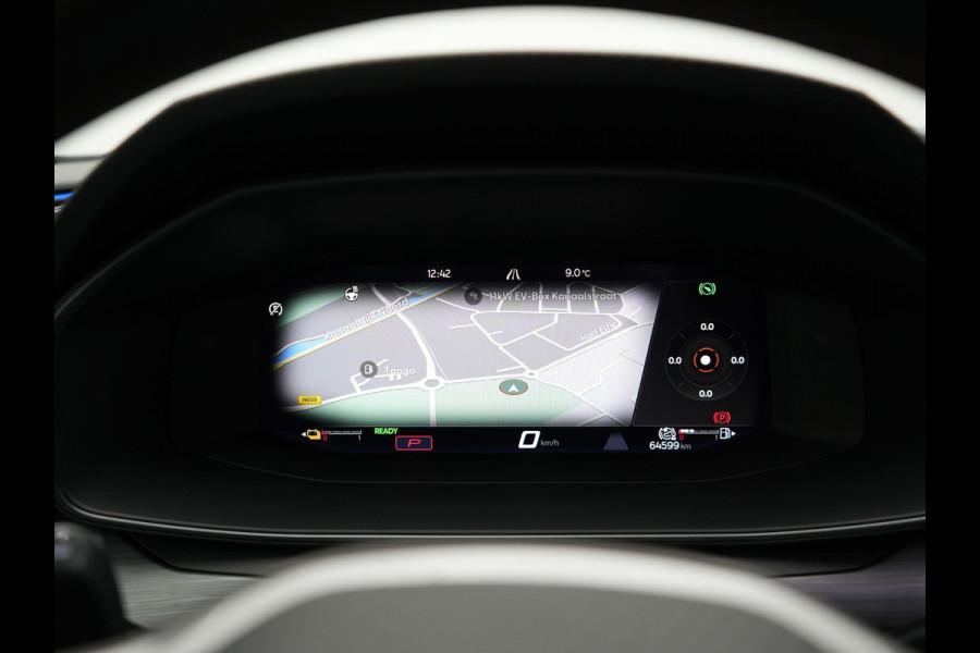 CUPRA Leon 1.4 e-Hybrid VZ Plug In Hybrid 245pk Dealer O.H PHEV | Keyless | Cruise Control | Lederen Sportstoelen Verwarmd | Navigatie | Virtual | Front & Lane Assist | Sportstuur Verwarmd | Sfeerverlichting | DAB | 19"L.M |