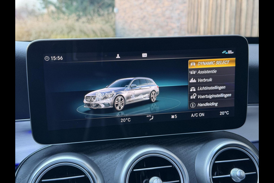 Mercedes-Benz C-Klasse Estate 180 AMG Automaat | Panorama | Leer | LED matrix | Sfeerverlichting | Apple CarPlay | 360°-camera | Night Pakket | DAB ont