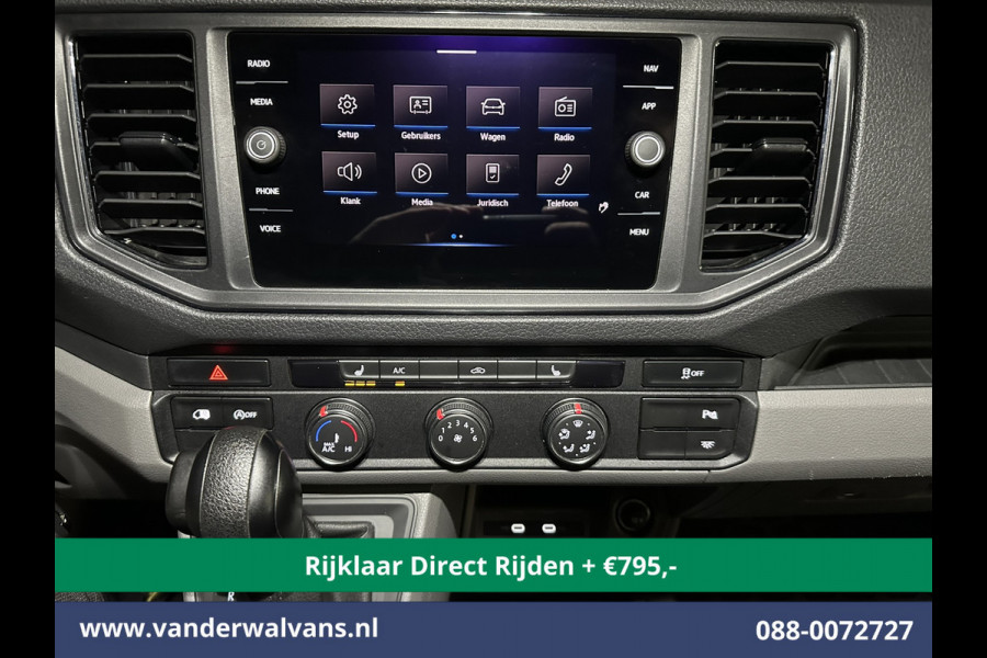 Volkswagen Crafter 2.0 TDI 177pk Automaat L3H2 L2H1 Euro6 *Rijklaar Direct Rijden* Airco | Camera | Navigatie | Apple Carplay 3000kg Trekhaak, Android Auto, Cruisecontrol, 270 Graden Achterdeuren, Stoelverwarming, Parkeersensoren, Bijrijdersbank