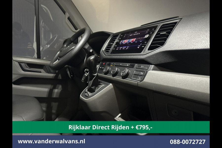 Volkswagen Crafter 2.0 TDI 177pk Automaat L3H2 L2H1 Euro6 *Rijklaar Direct Rijden* Airco | Camera | Navigatie | Apple Carplay 3000kg Trekhaak, Android Auto, Cruisecontrol, 270 Graden Achterdeuren, Stoelverwarming, Parkeersensoren, Bijrijdersbank