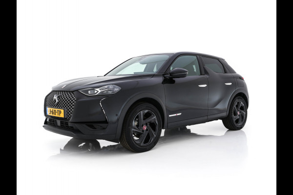 DS DS 3 Crossback E-Tense Performance Line+ 50 kWh [ 3-Fase ] {SOH-90%} (INCL-BTW) *LEATHER-FABRIC | MATRIX-LED | ADAPTIVE-CRUISE | DIGI-COCKPIT | HEATED-SPORTSEATS | CAMERA | KEYLESS | NAVI-FULLMAP | DAB+ | ECC | PDC | PRIVACY-GLASS | 18''ALU*
