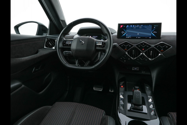 DS DS 3 Crossback E-Tense Performance Line+ 50 kWh [ 3-Fase ] {SOH-90%} (INCL-BTW) *LEATHER-FABRIC | MATRIX-LED | ADAPTIVE-CRUISE | DIGI-COCKPIT | HEATED-SPORTSEATS | CAMERA | KEYLESS | NAVI-FULLMAP | DAB+ | ECC | PDC | PRIVACY-GLASS | 18''ALU*