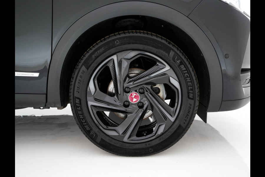 DS DS 3 Crossback E-Tense Performance Line+ 50 kWh [ 3-Fase ] {SOH-90%} (INCL-BTW) *LEATHER-FABRIC | MATRIX-LED | ADAPTIVE-CRUISE | DIGI-COCKPIT | HEATED-SPORTSEATS | CAMERA | KEYLESS | NAVI-FULLMAP | DAB+ | ECC | PDC | PRIVACY-GLASS | 18''ALU*