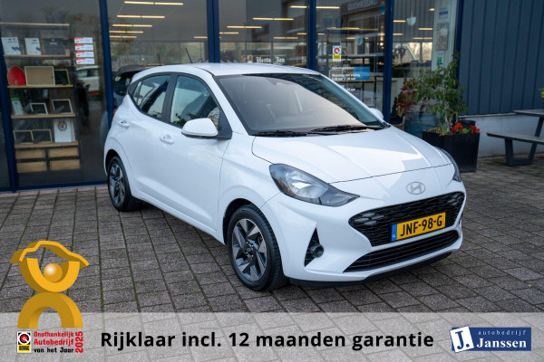 Hyundai i10 1.0 Trend 5-zits|Prijs rijklaar incl. 12 mnd garantie|Carplay stoel en stuurverwarming camera DAB parkeersensor achter